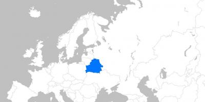 Zemljevid evropa Belorusija